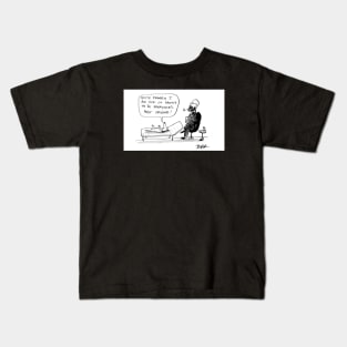 On the couch Kids T-Shirt